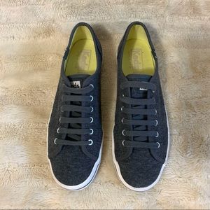Keds Kickstart Textured Low Top Lace Up Sneakers
